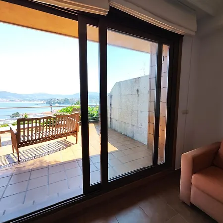 Apartment Baiona, Terraza, Vistas Al Mar.