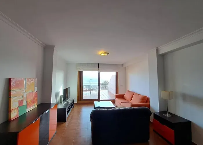 Apartamento Baiona, Terraza, Vistas Al Mar.