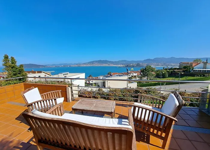Apartamento Baiona, Terraza, Vistas Al Mar. Baiona