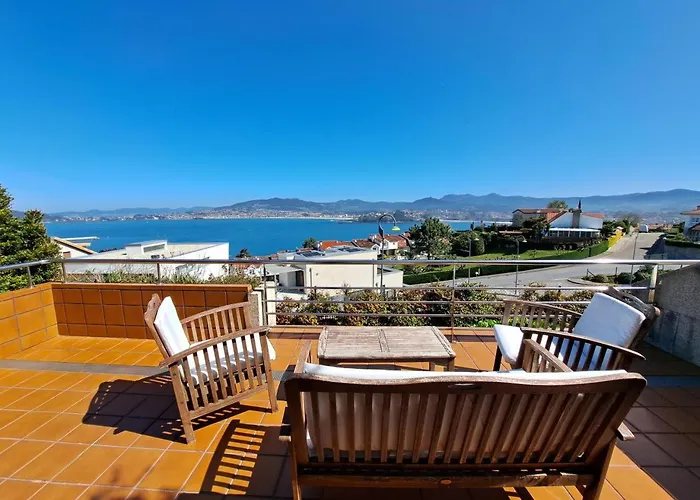 Baiona, Terraza, Vistas Al Mar. Apartamento