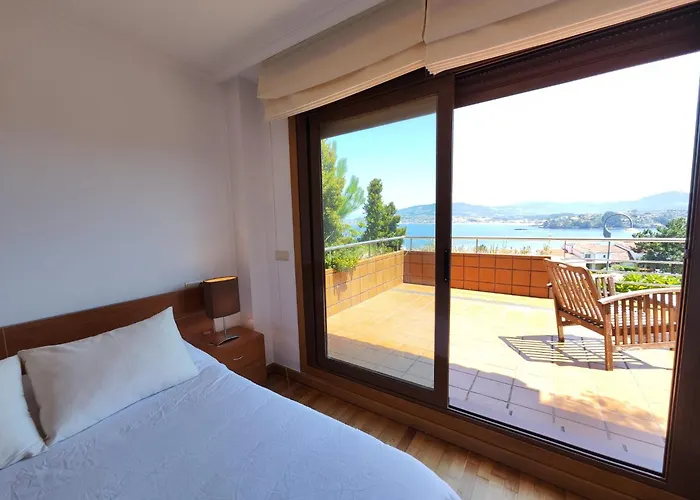 Apartamento Baiona, Terraza, Vistas Al Mar.